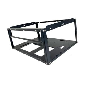 Imagem de ZGUZMCMK Gabinete para Computador Gamer Faça Você Mesmo, Chassi Aberto, Rack Portátil para Placas-mãe EATX/ITX, Rack Empilhável, Acessório Utilitário Resistent