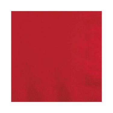 Imagem de Guardanapo de Papel Vermelho Liso Ti-Flair 33x33cm