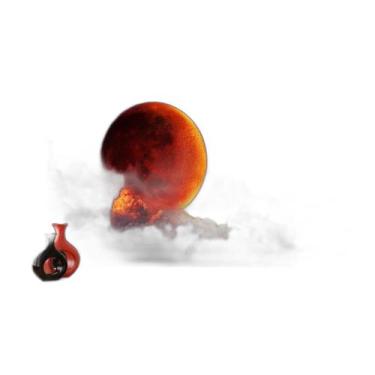 Imagem de Papel De Parede 3D Espaço Estrelas Lua Cheia 3,5M Nsp154 - Você Decora