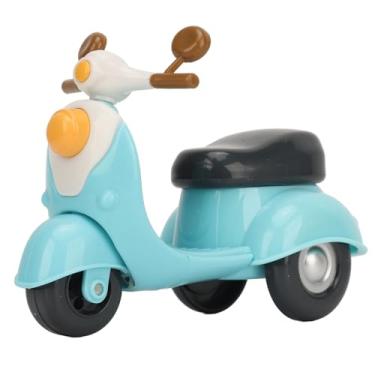 Imagem de Brinquedo de motocicleta bonito com design realista, plástico ecológico, ornamento de mesa de hamster de pequeno animal de estimação, adorável brinquedo de motocicleta, presente de aniversário de