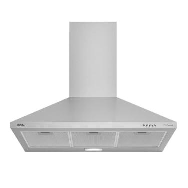 Imagem de Coifa e Depurador de Parede Piramidal Eos 90cm Cheff Gourmet Inox Eco91ppi 220v
