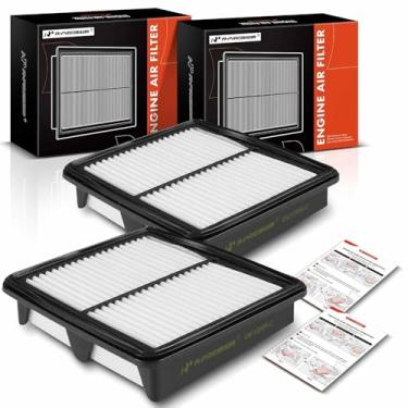 Imagem de A-Premium Filtro de ar do motor de 2 peças compatível com Infiniti M35 2009-2010, M37 2011-2013, Q70 2014-2019, Q70L 2015-2019, 3,5L 3,7L, substituição # 16546EJ70A