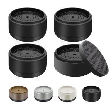 Imagem de Elevadores de Mobiliário Elevadores de Cama Resistentes 2,5 cm, 5 cm, 7,6 cm, 10 cm Elevadores de Cama Redondos Ajustáveis para Pernas de Mesa Sofá Cadeira Frigorífico Máquina de Lavar Roupa (2,5 cm