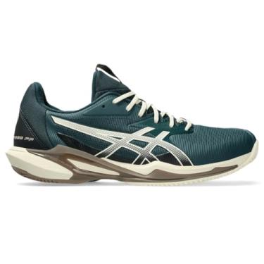 Imagem de ASICS Tênis masculino Solution Speed FlyteFoam 3 Clay, Verde saxão/bétula, 46