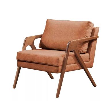 Imagem de Poltrona Luxo Mona Madeira Maciça Para Decoração Ambientes