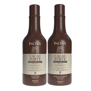 Imagem de Inoar Kit Cacau Forte Shampoo e Condicionador 500ml