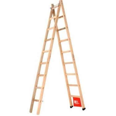 Imagem de Escada de Madeira Santa Catarina Dupla, 11 Degraus 