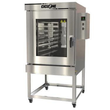 Imagem de Forno Turbo A Gás Venâncio Ciclone 8 Esteiras Interior e Exterior Inox 127V FTCG8