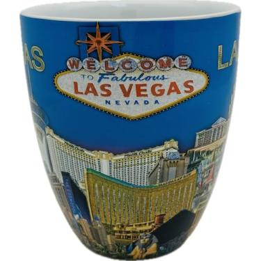 Imagem de Las Vegas Bistrô Canecas de café, 473 ml, Landmarks and Skyline Designs (horizonte)