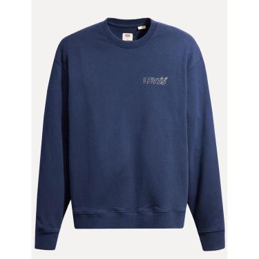 Imagem de Moletom Levis Masculino Relaxed Crewneck Chrome Graphic Marinho-Masculino