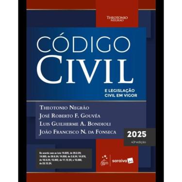 Imagem de Código Civil E Legislação Civil Em Vigor - 43ª Edição 2025