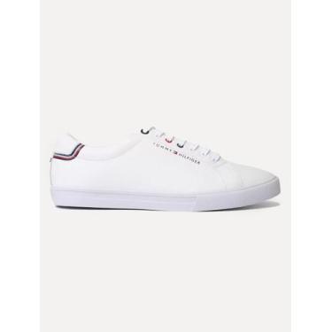 Imagem de Tênis Tommy Hilfiger Masculino Couro Hockney 9Y Easy Go Branco, 40