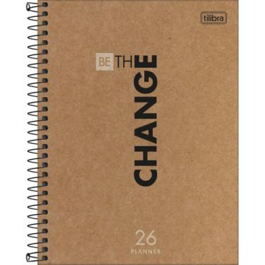 Imagem de Tilibra - Planner Espiral Kraftwork 17,7 x 24 cm 2026 - Be The Change