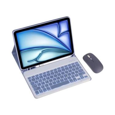 Imagem de Capa Com Teclado Para Samsung Galaxy Tab S9 FE SM-X510/X516B De 10,9 P