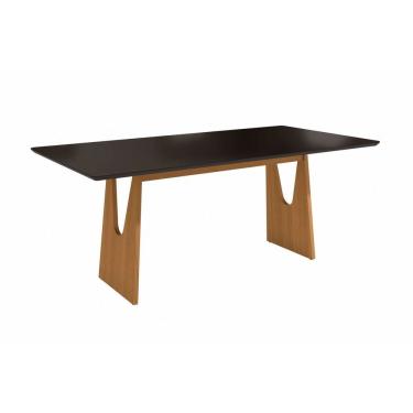 Imagem de Mesa Mila para Sala de Jantar Premium Preto Fosco
