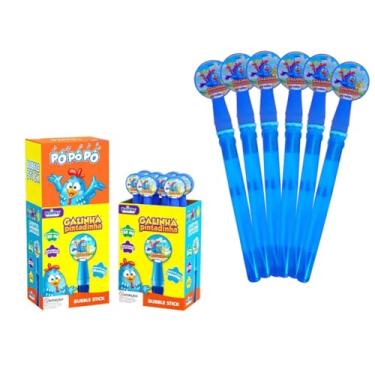 Imagem de Lança Bolha de Sabão Bubble Stick Personagens 130ml Bastão (Galinha Pintadinha (6 Un))