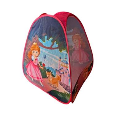 Imagem de Barraca Infantil Tenda Acampamento Portátil Dobrável Casinha Presente Dia Das Crianças Diversão (Princesa)