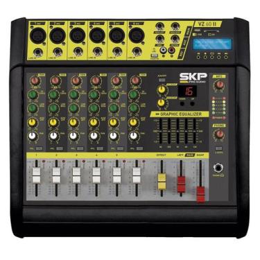 Imagem de Mesa de Som Amplificada SKP VZ-60 II 1600w