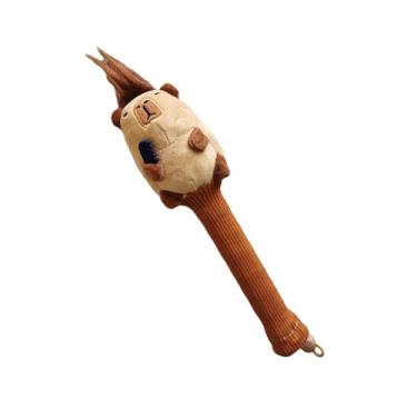 Imagem de Generic Capa para cabo de raquete de badminton, boneca animal, para raquete de desenho animado antiderrapante, presente artesanal, hamster