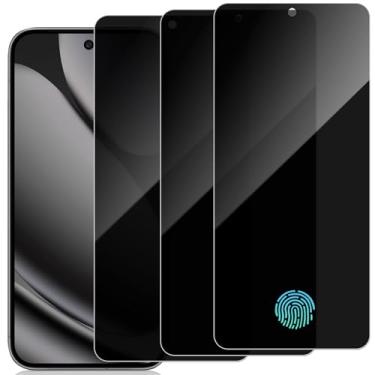 Imagem de DYNASCO Pacote com 3 protetores de tela de privacidade para Google Pixel 10 Pro XL de 6,1 polegadas, filme de vidro temperado antiarranhões e espião para Google Pixel 10 Pro XL - Suporta desbloqueio