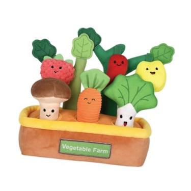 Imagem de Dynwave Brinquedos Sensoriais para Puxar Vegetais, Brinquedos Portáteis para Bebês, para Crianças Pequenas