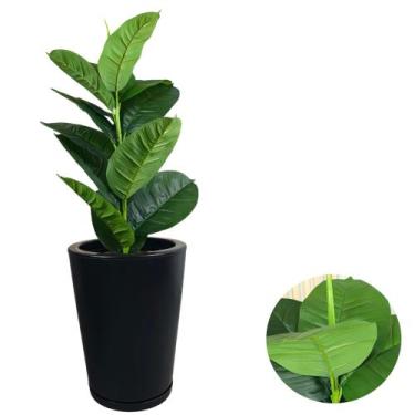 Imagem de Planta Artificial Ficus Jiboia Toque Real Com Vaso Polido - PlantaImpo