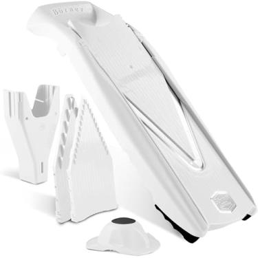 Imagem de Börner Reston Lloyd Mandoline Slicer V5 (conjunto iniciante) • Cortador em V com várias opções de tamanho e suporte seguro para alimentos • Fatiador de cozinha ajustável para legumes e frutas • Cor