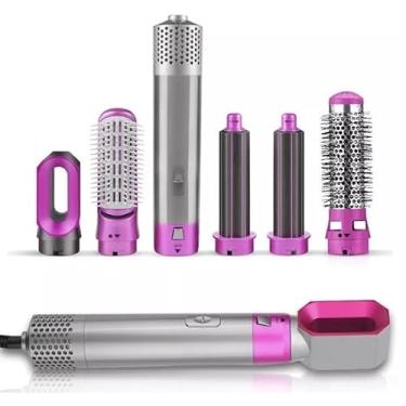 Imagem de Escova Secadora de Cabelo 3 em 1, Modeladora, Alisadora e Secadora, Escova El?trica Multifuncional, Ideal para Todos os Tipos de Cabelo, Pr?tica e F?cil de Usar