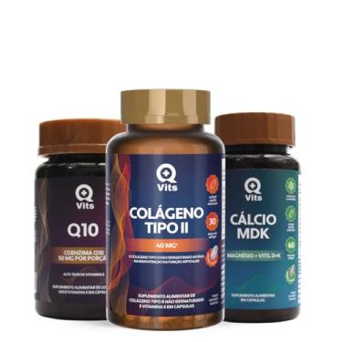 Imagem de Kit Articulações - Coezima Q10, Cálcio MDK e Colágeno Tipo II