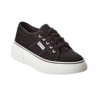 Imagem de Superga 2287 Bubble Line Black/White EU 36 (US Women's 6) Medium