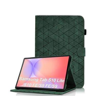 Imagem de Capa para Samsung Galaxy Tab S10 FE/S9 FE 10,9 polegadas/S9 27,9 cm - Capa fólio de couro PU com visualização em vários ângulos com fecho magnético, capa para tablet inteligente despertar/hibernar