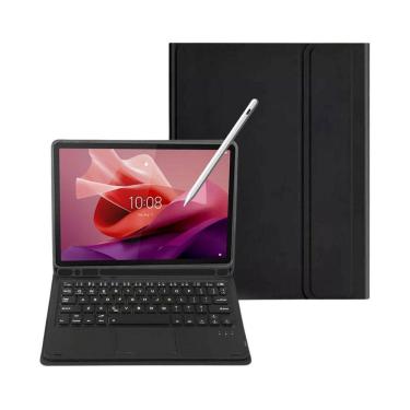 Imagem de Capinha Com Teclado Para Tablet Lenovo P12 Tb-371Fc + Stylus
