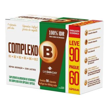 Imagem de Complexo B 90 Cápsulas La San Day-Unissex