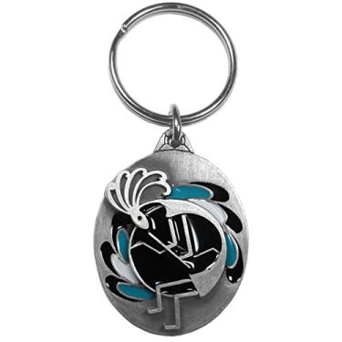 Imagem de Chaveiro dançarino Kokopelli com detalhes pintados à mão