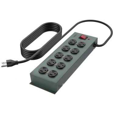 Imagem de Adaptador de Tomada e Protetor de Sobretensão com 10 Saídas AC, 220v, BELKIN F9D1000 15, Cinza