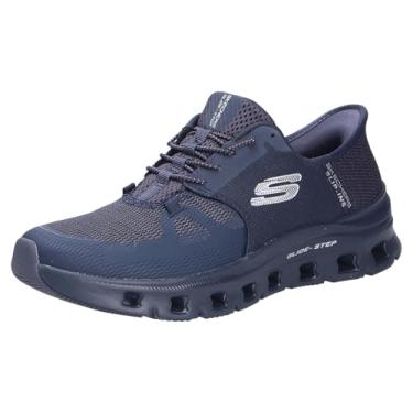 Imagem de Skechers Tênis feminino Glide-Step Pro Hands Free Slip-ins, Acabamento em malha azul-marinho escuro, 35