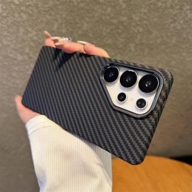 Imagem de Capa de celular fosca de carbono rígido para Samsung S25 S24 S23 Ultra Plus com estrutura de metal e capa para carregamento sem fio, F5, para Galaxy S23