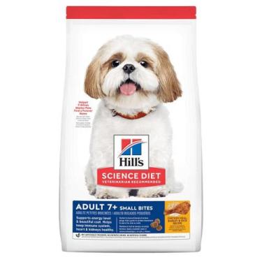 Imagem de Ração Hill's 7+ Pedaços Pequenos para Cães Idosos sabor Frango 2,26 kg