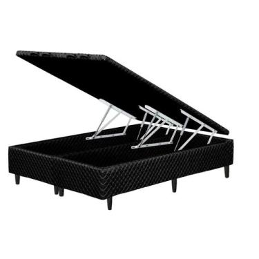 Imagem de Box Baú Queen Imperial Umaflex 158x198x42 Preto
