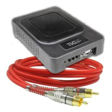 Imagem de Caixa Amplificada Ativa Bomber TKL 9  250 Watts RMS + Cabo RCA 1 Metro