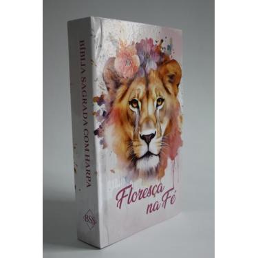 Imagem de Bíblia Sagrada com Harpa  Floresça na Fé - A Bíbliaria