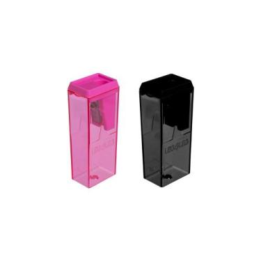 Imagem de Apontador com Depósito Escolar 6cm Bloco Léo & Léo Unidade ou Kit - Le