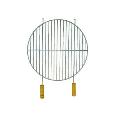Imagem de Grelha Redonda Galvanizada P/ Churrasqueira 45cm Diâmetro