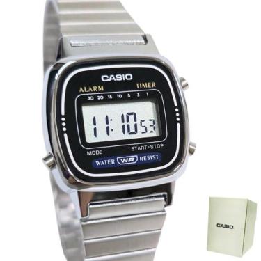 Imagem de Relógio Feminino Casio Digital Fashion LA670WA-1DF, Prata