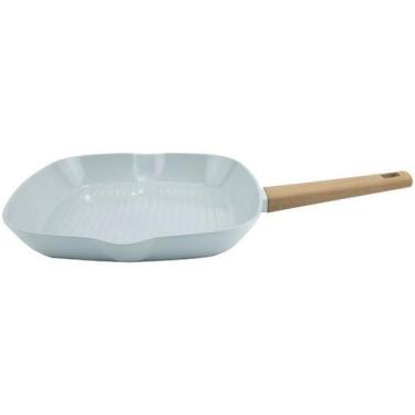 Imagem de Grill Induçao Antiaderente Norma REV Ceramico 2,1L Cinza - Fracalanza