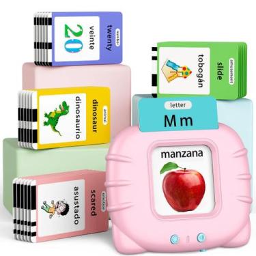 Imagem de Brinquedo educacional Eaever Bilingual 520 Sight Words com leitor