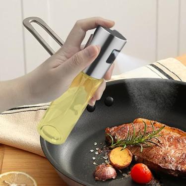 Imagem de Pulverizador de óleo para cozinhar, capacidade de 100 ml, dispensador de azeite de oliva de cozinha para churrasco, salada, assar