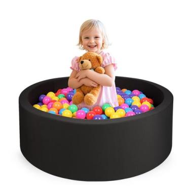 Imagem de Poço de bolas de espuma COZYTRAUM 89x33 cm, piscina infantil macia par
