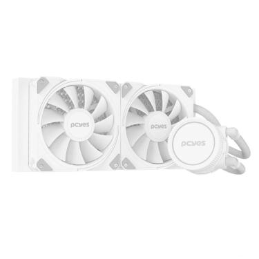 Imagem de Water Cooler Pcyes Sangue Frio 3 240mm - (AMD / INTEL) - TDP 250W - Branco - WCSF3240WGBR
