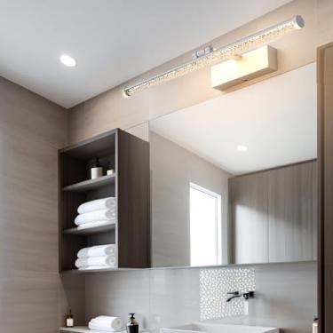 Imagem de Luz de espelho LED Lâmpadas de parede de banheiro à prova d'água 180° Arandela rotativa Iluminação de imagem Ângulo ajustável Iluminação de parede moderna Banheiro Sala de estar Quarto (Luz quente